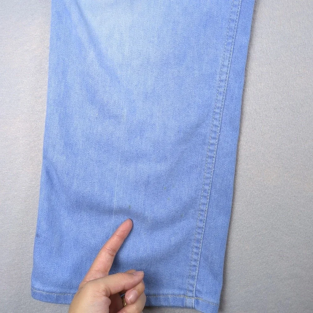 Vintage Levis Orange Tab Jeans Mens 38x29 Light Blue 80s Skosh More Room